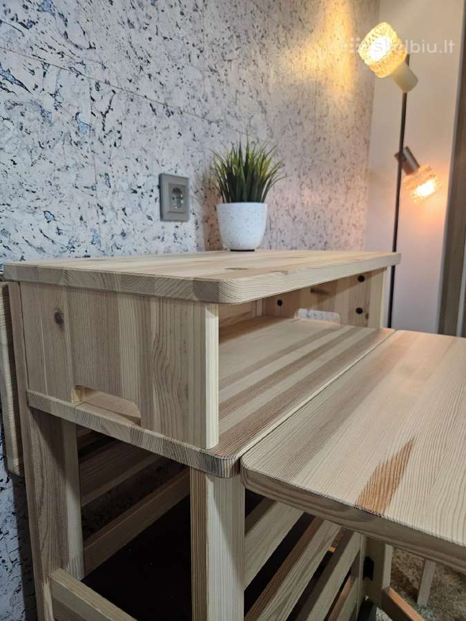 Ikea medinis stalas + Ikea medinės kėdės - nuotraukos Nr. 5