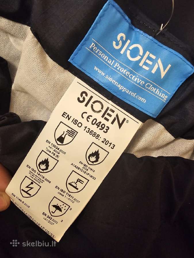 Suvirintojo kelnės (welder's trousers) Sioen - nuotraukos Nr. 5