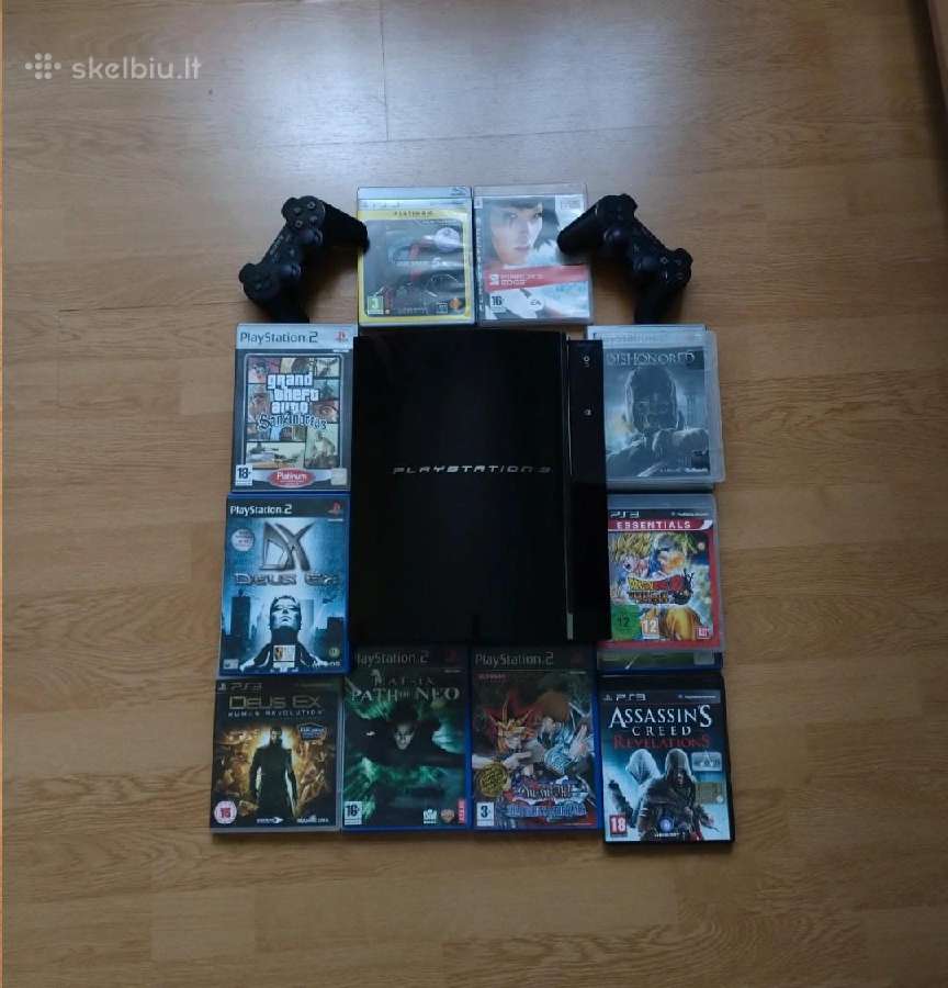 Playstation 3 Fat Cechc-04 500gb Bc - nuotraukos Nr. 7
