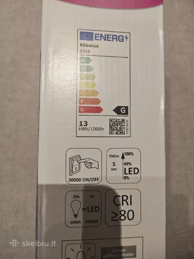 Rabalux Draco LED šviestuvas 790lm (naujas) - nuotraukos Nr. 3