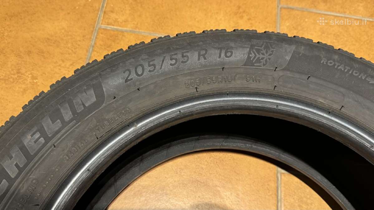 Padangos žieminės Michelin 205/55 R16 - nuotraukos Nr. 3