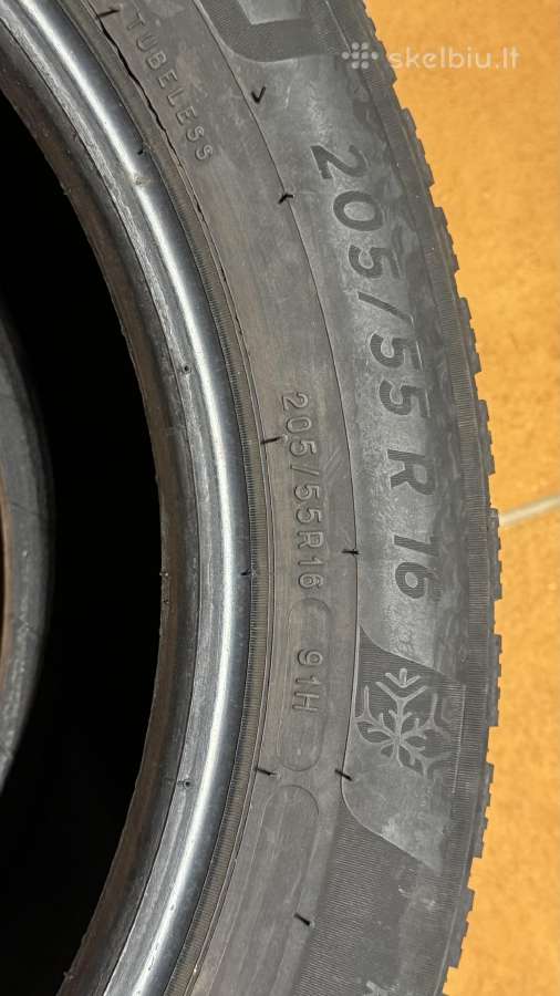 Padangos žieminės Michelin 205/55 R16 - nuotraukos Nr. 7