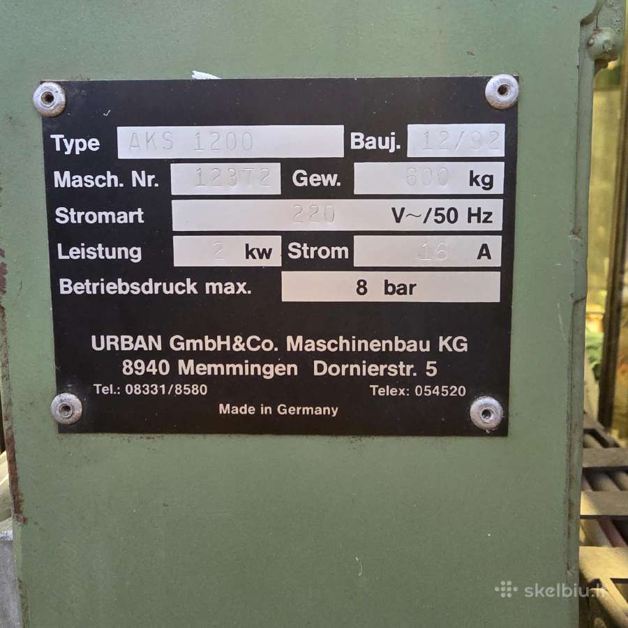Langų gamybos staklės - nuotraukos Nr. 2