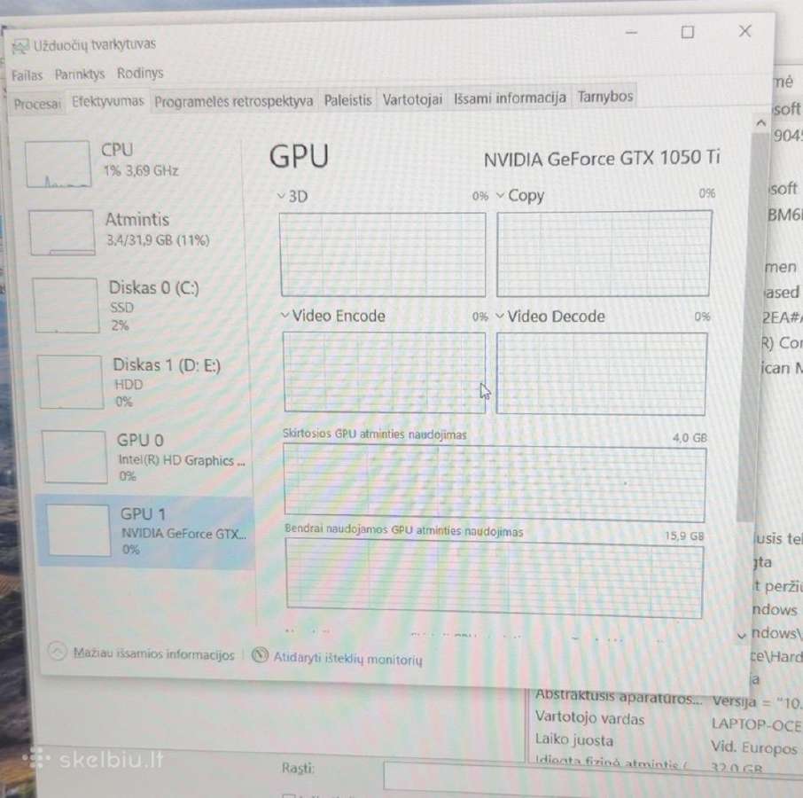 Hp Omen 15 - nuotraukos Nr. 10