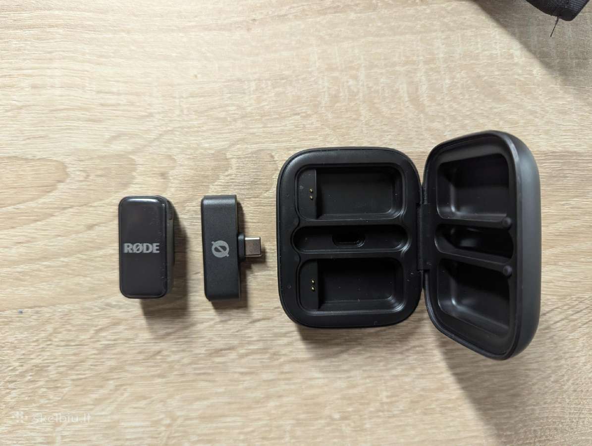 Parduodu Rode wireless micro mikrofoną - nuotraukos Nr. 2