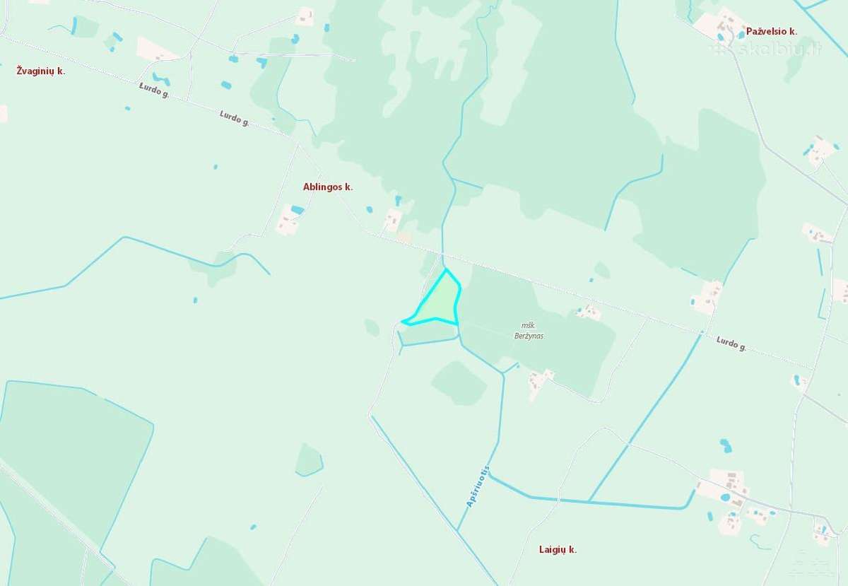 2,04 ha sklypas prie miško ir upelio, Ablingos k. - nuotraukos Nr. 2