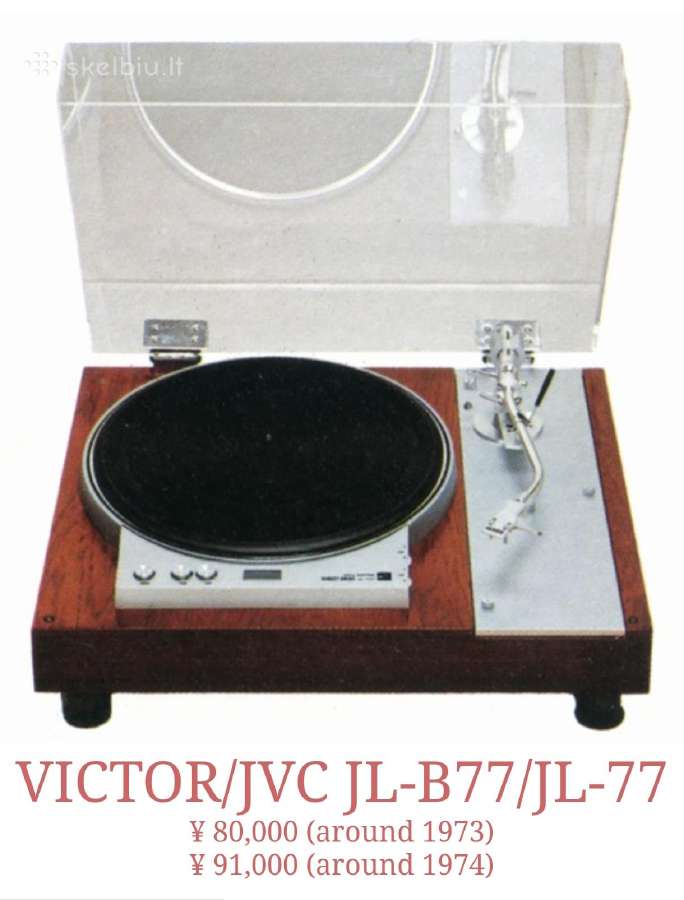 Victor Jl-b77 plokštelių grotuvas - nuotraukos Nr. 2