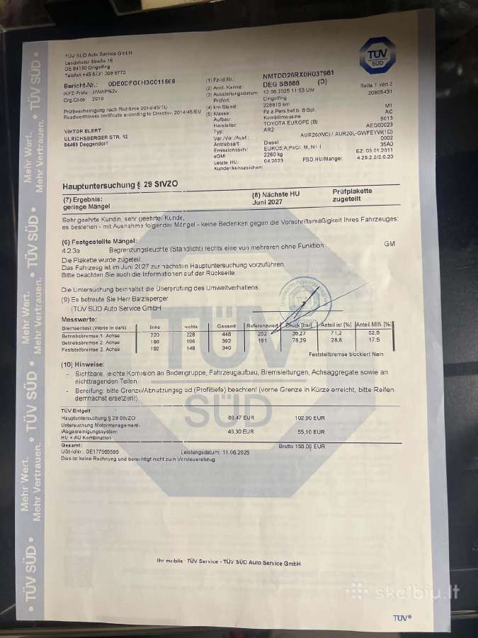 Toyota Verso - nuotraukos Nr. 17