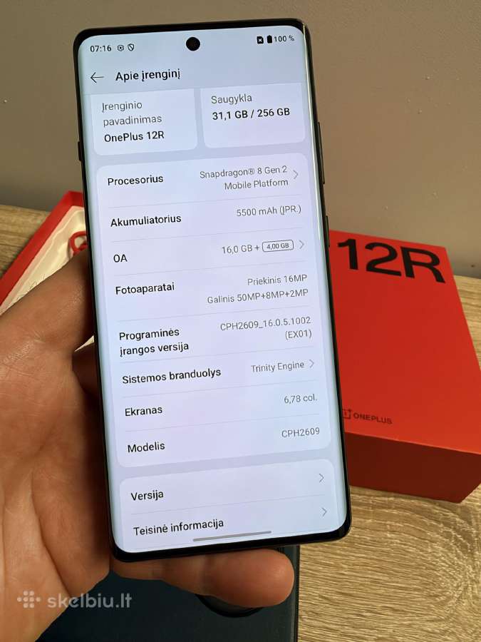 Oneplus 12r, 16/256gb - nuotraukos Nr. 8