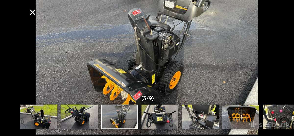 Husqvarba Partner sniego valytuvas pustuvas - nuotraukos Nr. 2