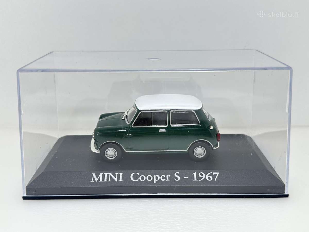 Mini Cooper S 1967 žalia/balta 1:43 Edicola - nuotraukos Nr. 2