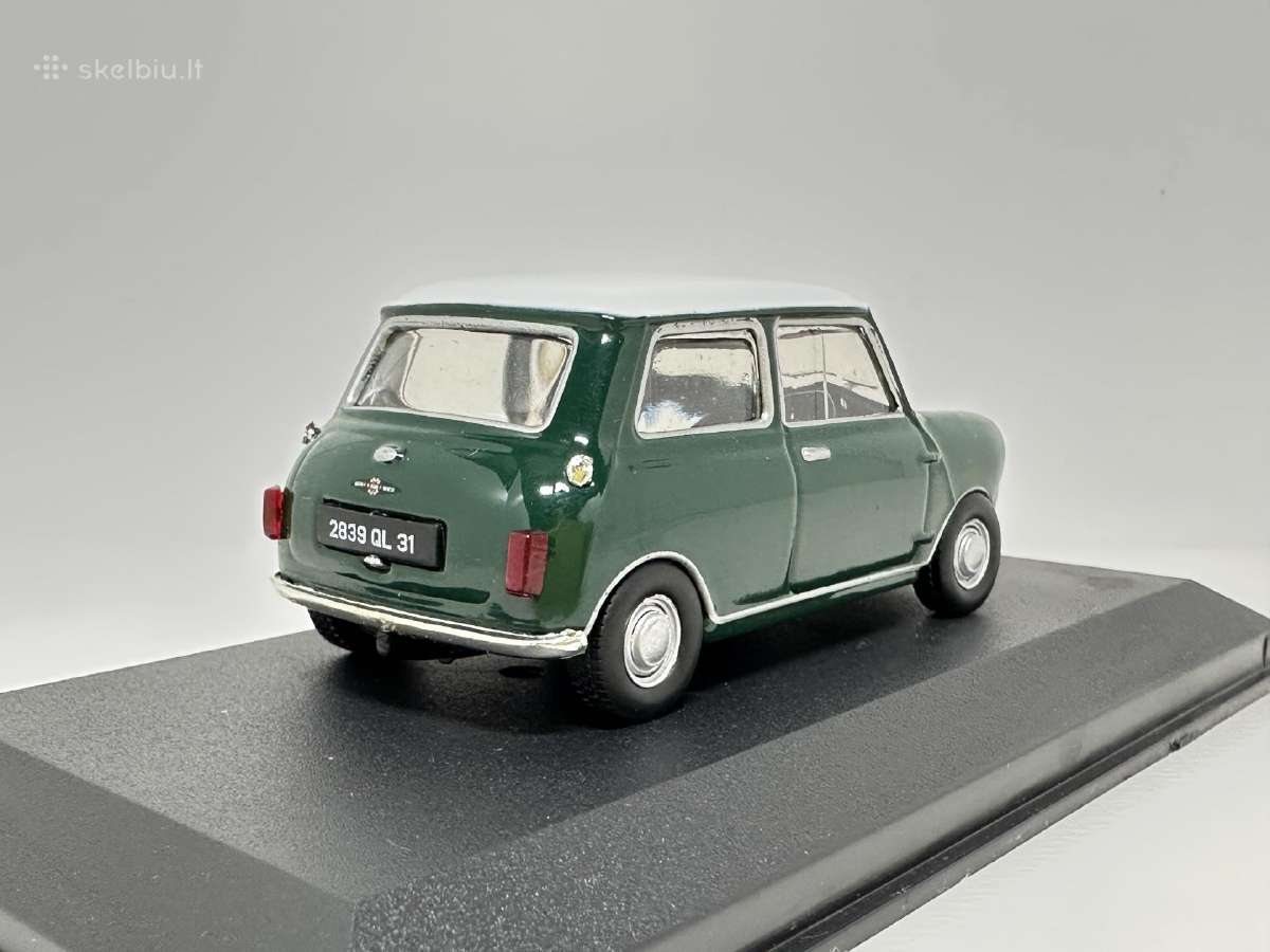 Mini Cooper S 1967 žalia/balta 1:43 Edicola - nuotraukos Nr. 4