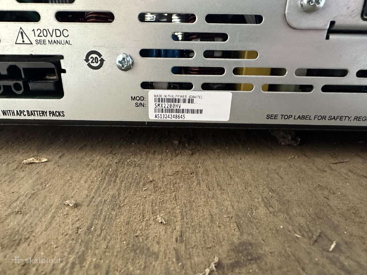 Ups, nepertraukiamo maitinimo šaltinis Apc Smart - nuotraukos Nr. 5