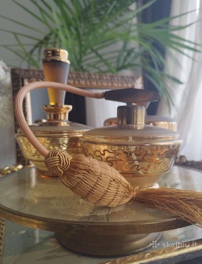 Art Deco kolekcinis trijų dalių perliukas - nuotraukos Nr. 4