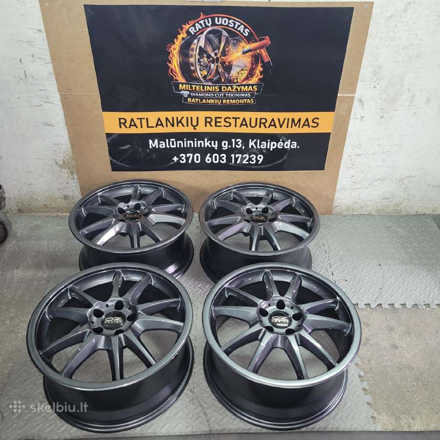 Miltelinis dažymas, ratu restauravimas diamond cut - nuotraukos Nr. 12