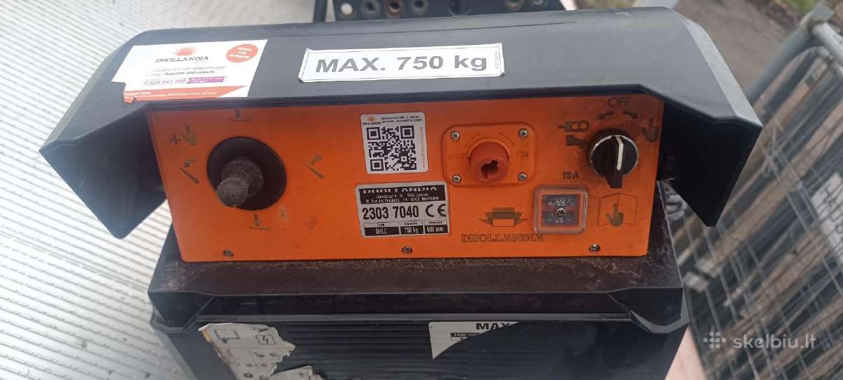 Hidraulinis liftas 750kg nuo Ford Transit - nuotraukos Nr. 10