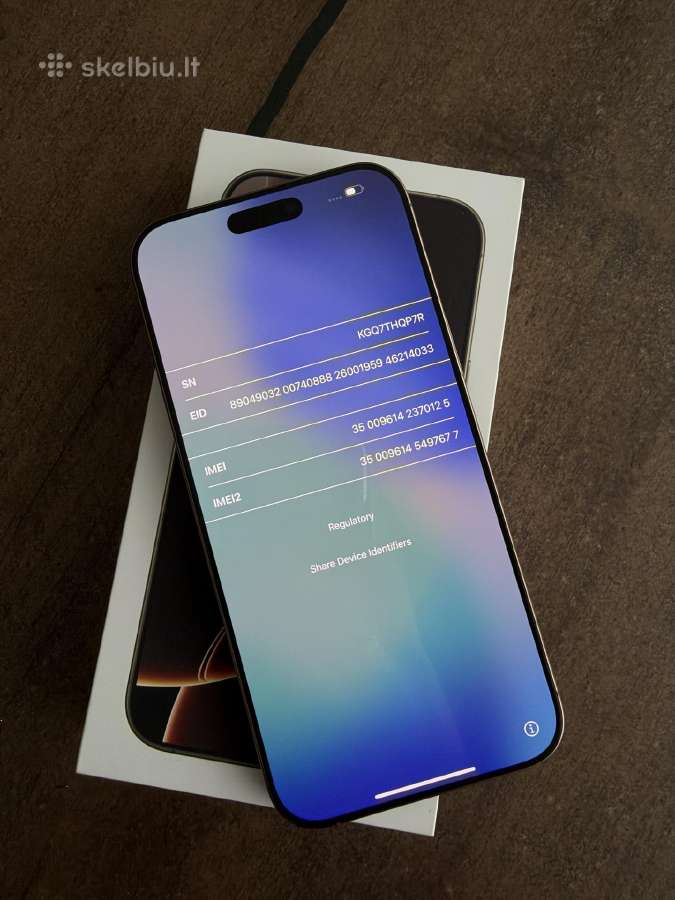 iPhone 16 Pro Max 256 GB - nuotraukos Nr. 4