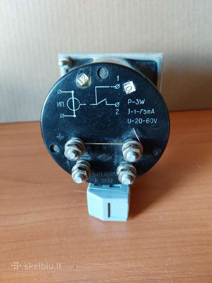 Kontaktinis magnetoelektrinis mikroampermetras - nuotraukos Nr. 2