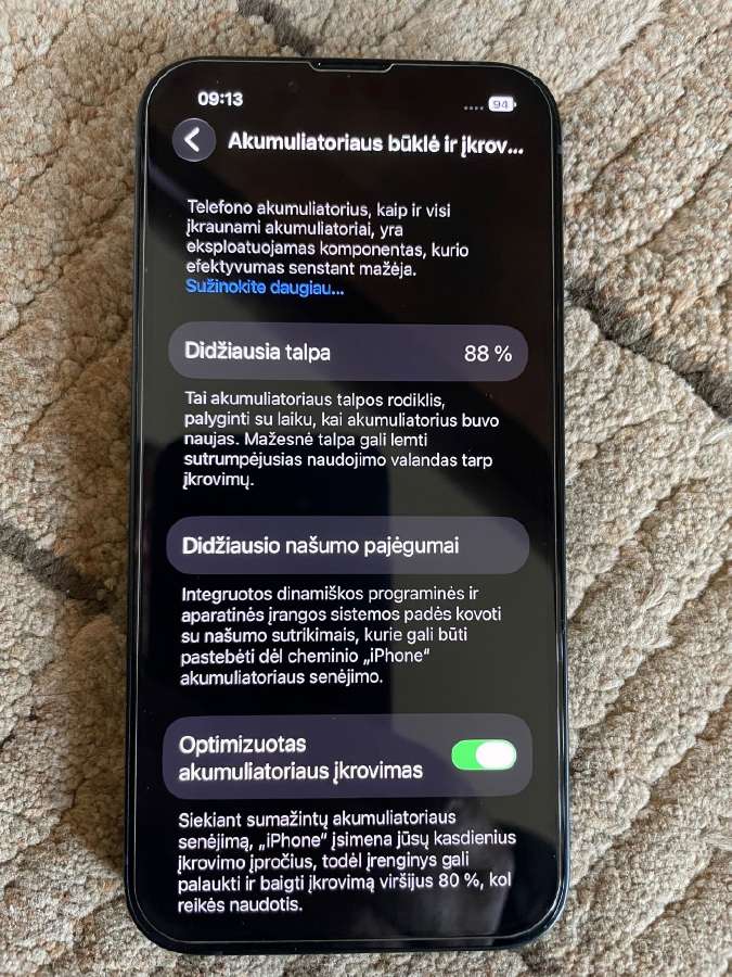 Puikaus stovio iPhone 14 256 GB - nuotraukos Nr. 2