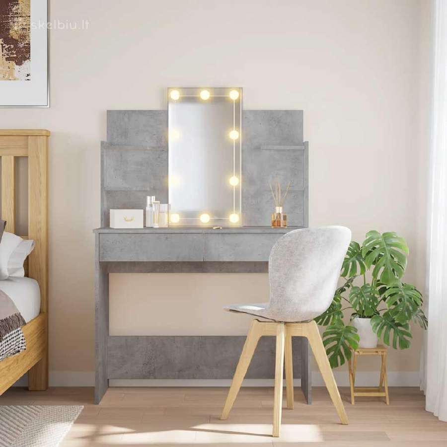 Kosmetinis staliukas su LED vidaxl(837892) - nuotraukos Nr. 3