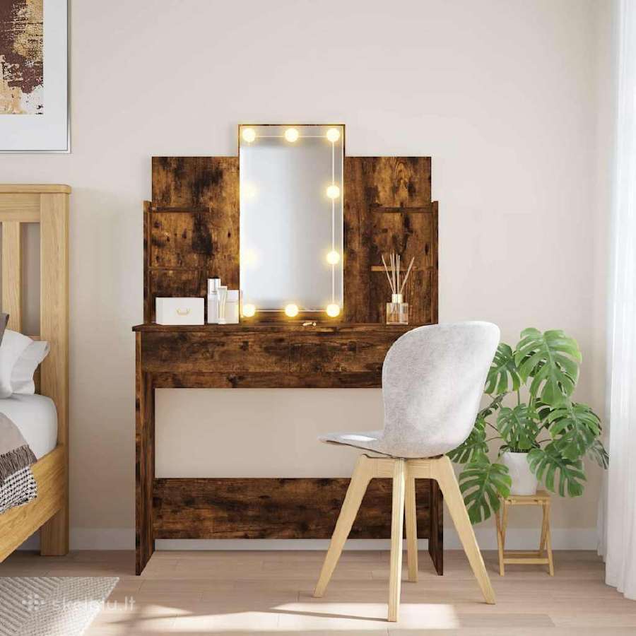 Kosmetinis staliukas su LED vidaxl(837892) - nuotraukos Nr. 4