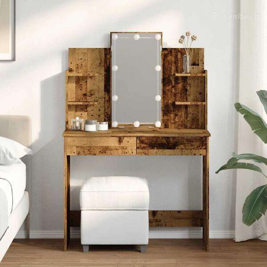 Kosmetinis staliukas su LED vidaxl(837892) - nuotraukos Nr. 6