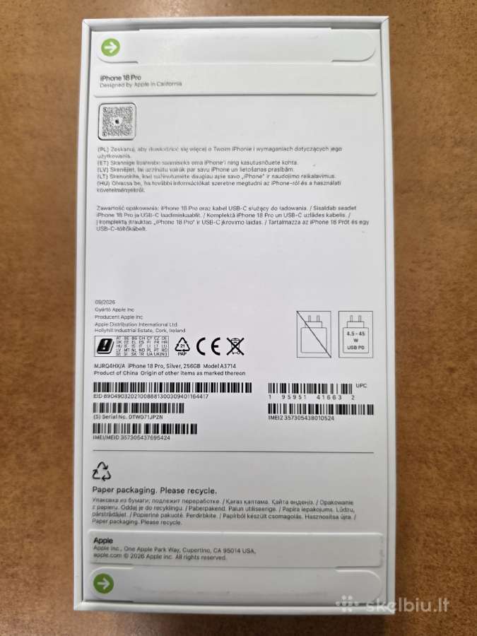iPhone 18 Pro silver,black,burgundy - nuotraukos Nr. 2