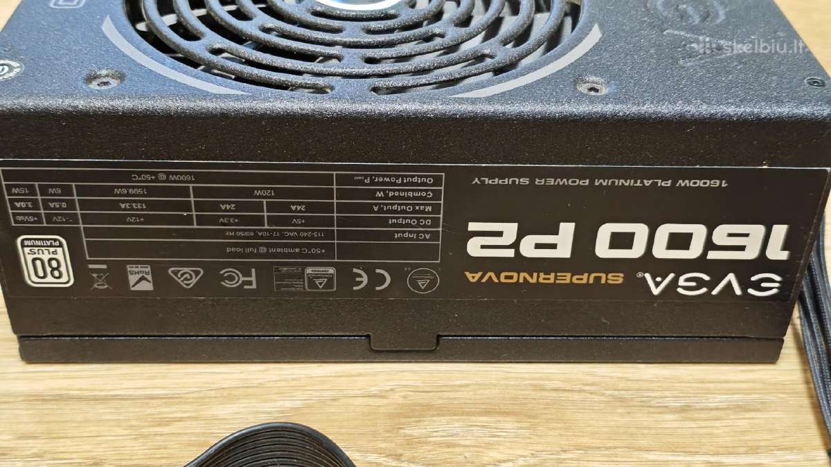 Evga Supernova 1600w P2 - nuotraukos Nr. 4