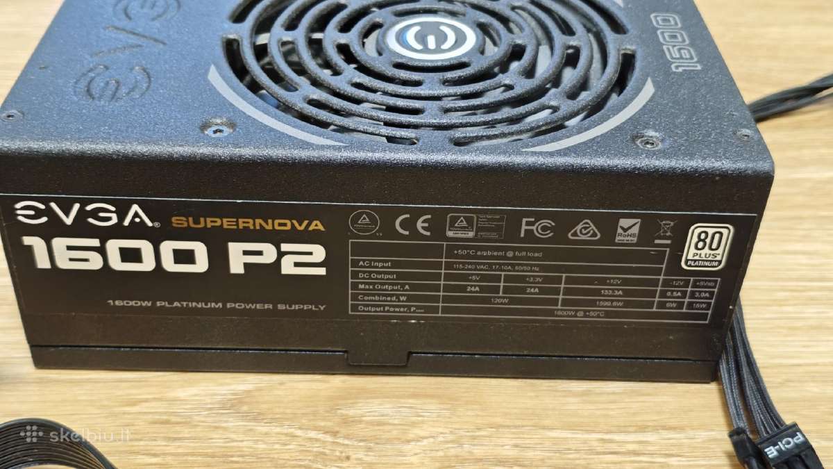 Evga Supernova 1600w P2 - nuotraukos Nr. 6