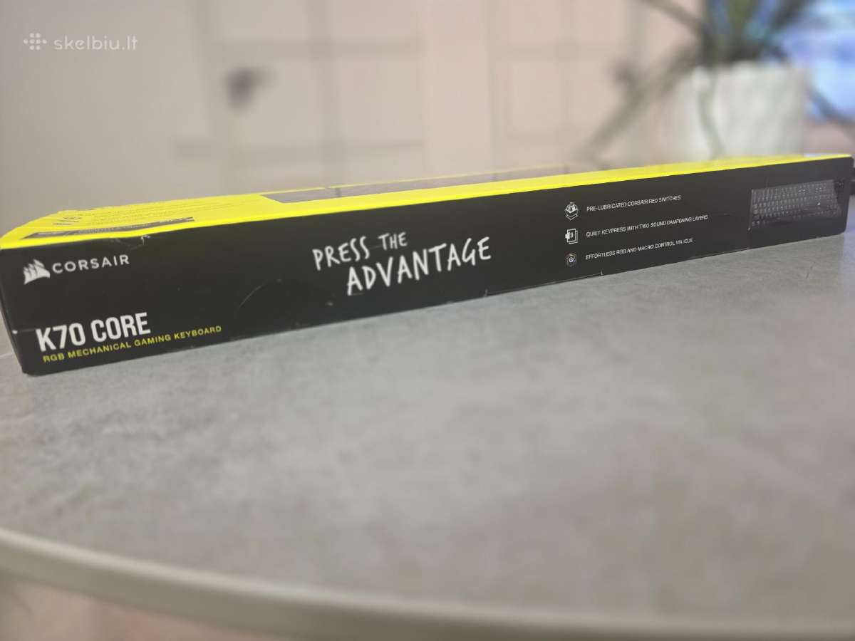 Corsair K70 Core Rgb mechaninė klaviatūra - nuotraukos Nr. 4