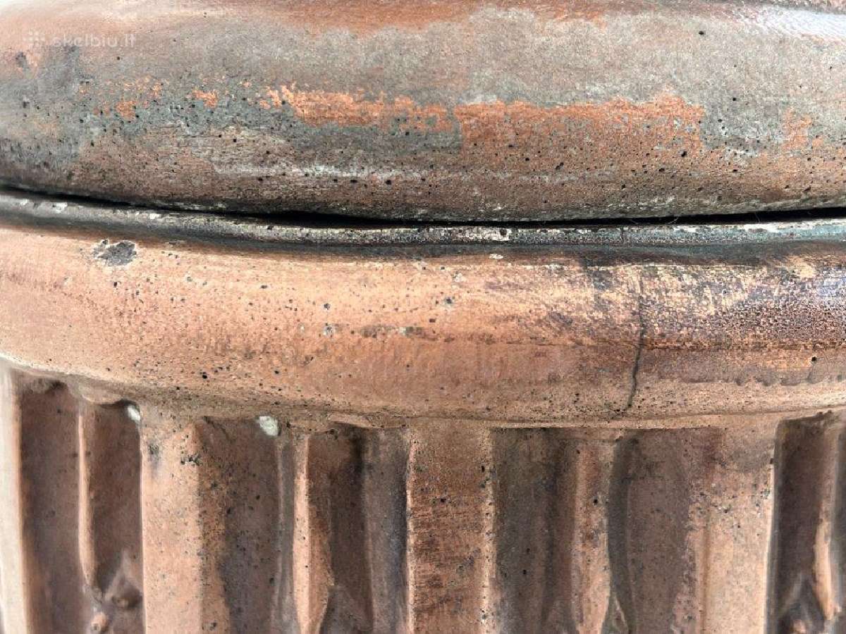 Julijaus Cezario biustas ant kolonos iš betono - nuotraukos Nr. 16