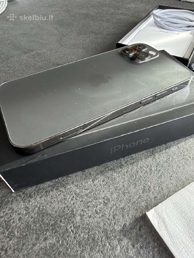 iPhone 12 Pro, Graphite, 128gb su dėžute ir dėklu - nuotraukos Nr. 6