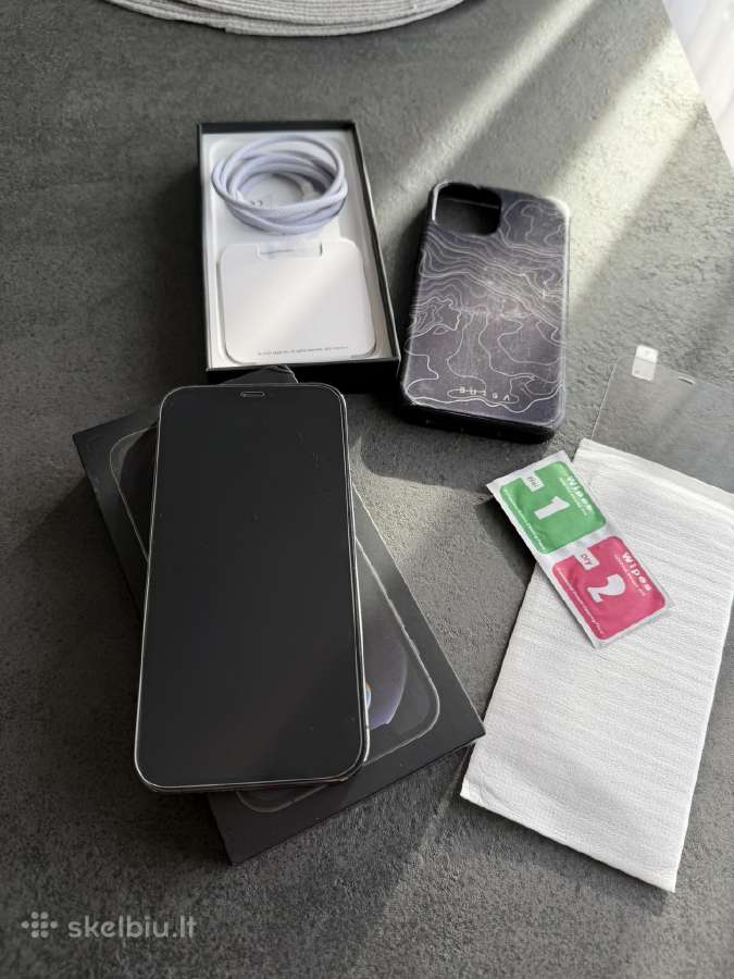 iPhone 12 Pro, Graphite, 128gb su dėžute ir dėklu - nuotraukos Nr. 8