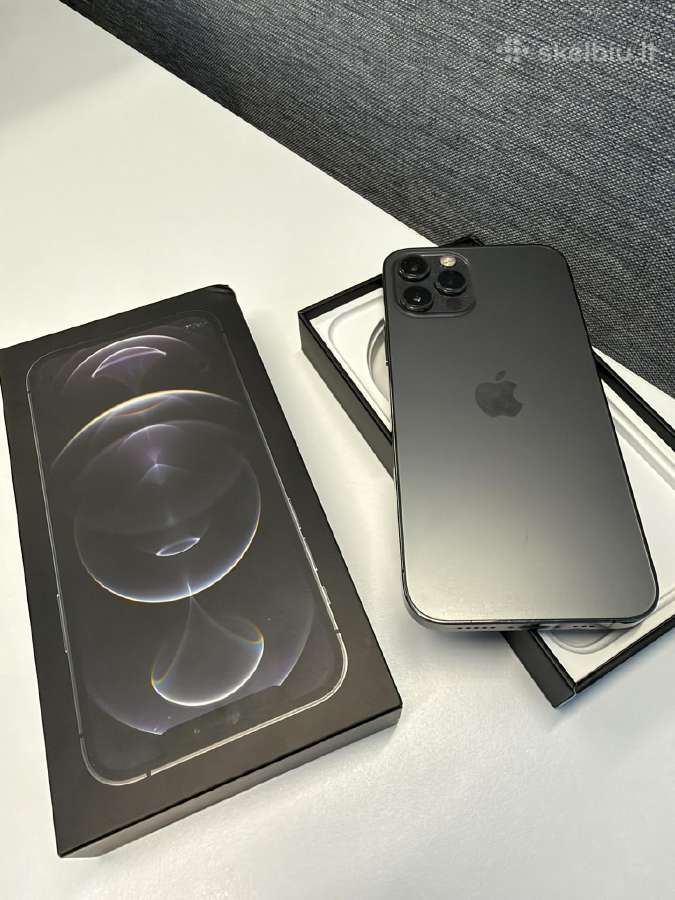 iPhone 12 Pro, Graphite, 128gb su dėžute ir dėklu - nuotraukos Nr. 10