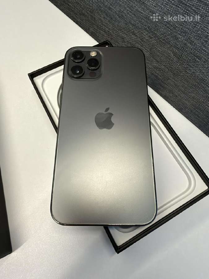 iPhone 12 Pro, Graphite, 128gb su dėžute ir dėklu - nuotraukos Nr. 12