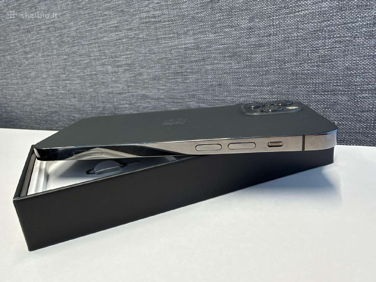 iPhone 12 Pro, Graphite, 128gb su dėžute ir dėklu - nuotraukos Nr. 13