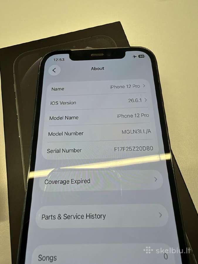 iPhone 12 Pro, Graphite, 128gb su dėžute ir dėklu - nuotraukos Nr. 23