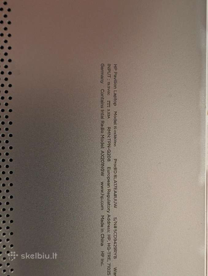Hp Pavilion 15 I5 / Nvidia / 16gb RAM - nuotraukos Nr. 5