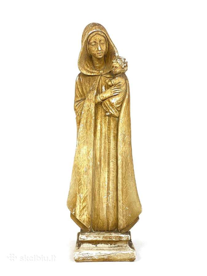 Švč. Mergelės Marijos statula su kūd. Jėzumi - nuotraukos Nr. 3