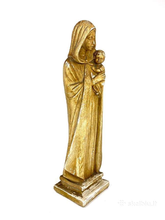 Švč. Mergelės Marijos statula su kūd. Jėzumi - nuotraukos Nr. 4