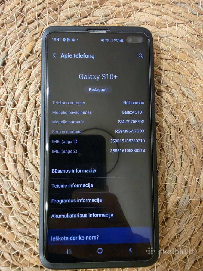 Samsung Galaxy S10+ Dual Sim 128 GB - nuotraukos Nr. 3