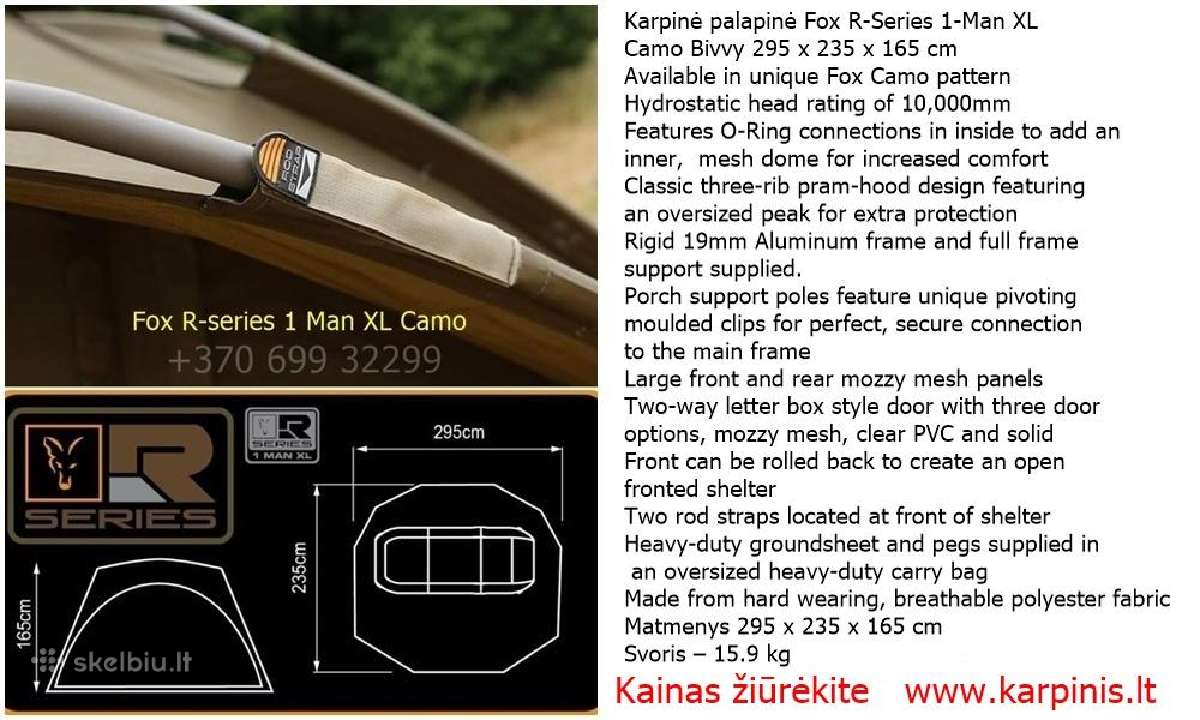 Jrc Defender Peak XL 2 mann karpinė palapinė - nuotraukos Nr. 5