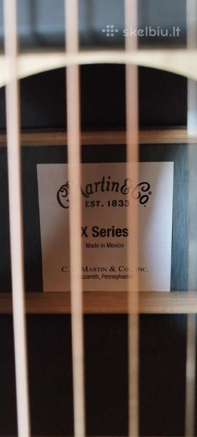 Martin D-x1e elektro-akustinė gitara - nuotraukos Nr. 3