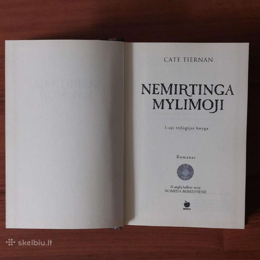 Cate Tiernan - " Nemirtinga mylimoji ". - nuotraukos Nr. 7
