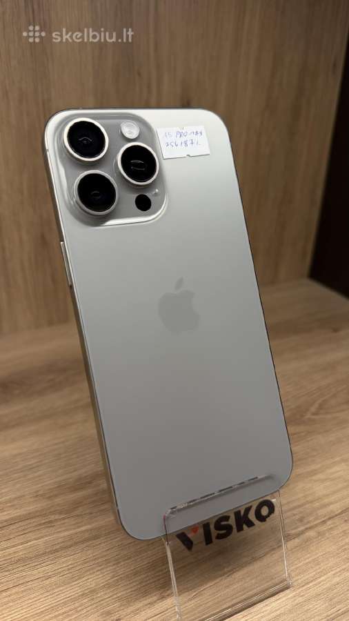 Tvarkingi Apple iPhone 15 pro Max 256gb ir 512gb - nuotraukos Nr. 5