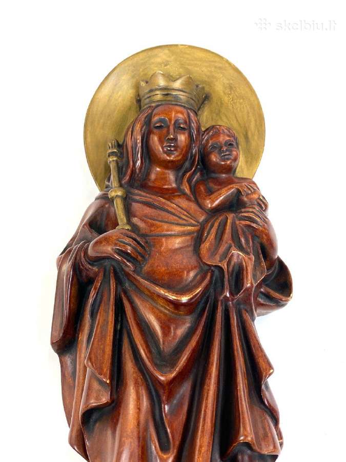 "Achatit" Švč. merg. Marijos statula su kūd. Jėzum - nuotraukos Nr. 6
