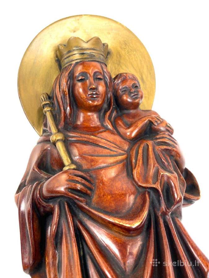 "Achatit" Švč. merg. Marijos statula su kūd. Jėzum - nuotraukos Nr. 10