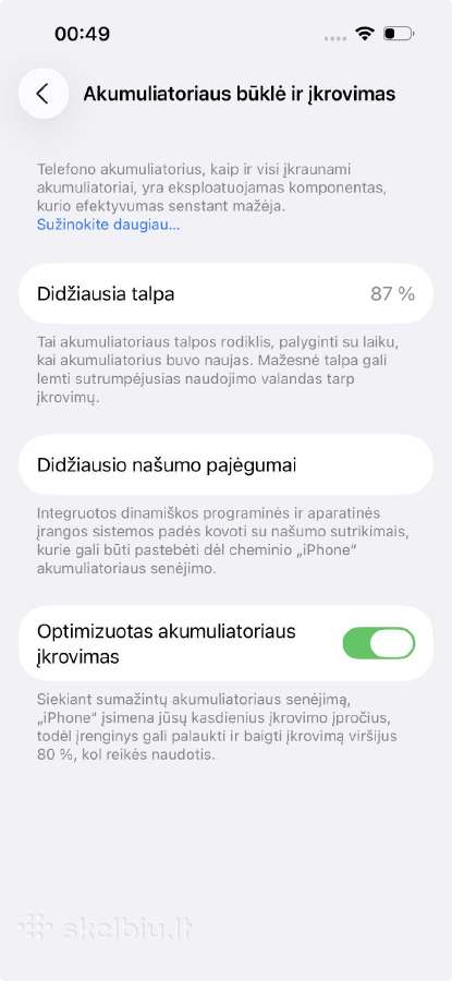 iPhone 14 pro 128 GB - nuotraukos Nr. 3