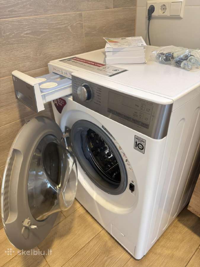 Skalbyklė LG 10.5 kg (F6wv910p2ea) Puikios būklės - nuotraukos Nr. 2