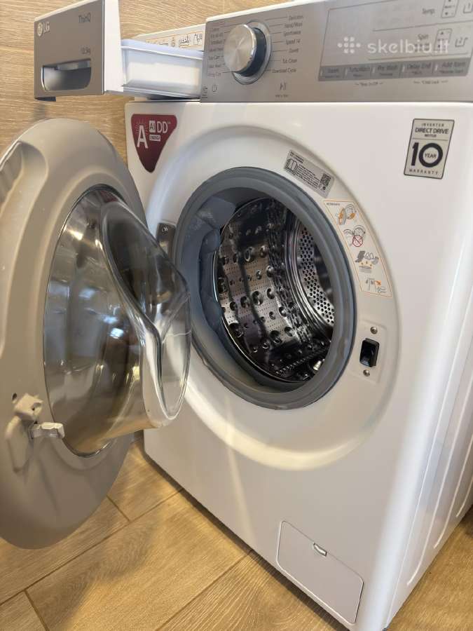 Skalbyklė LG 10.5 kg (F6wv910p2ea) Puikios būklės - nuotraukos Nr. 3